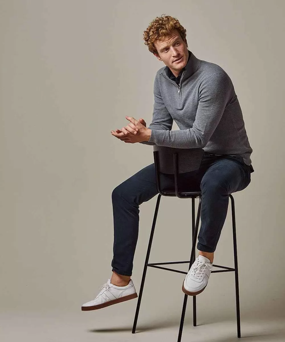 Profuomo E Structuur Halfzip> Half Zip Truien