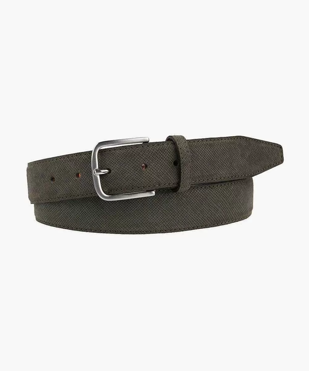 Profuomo E Suede Structuur Riem> Riemen