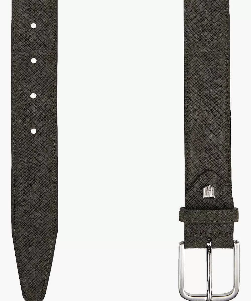 Profuomo E Suede Structuur Riem> Riemen