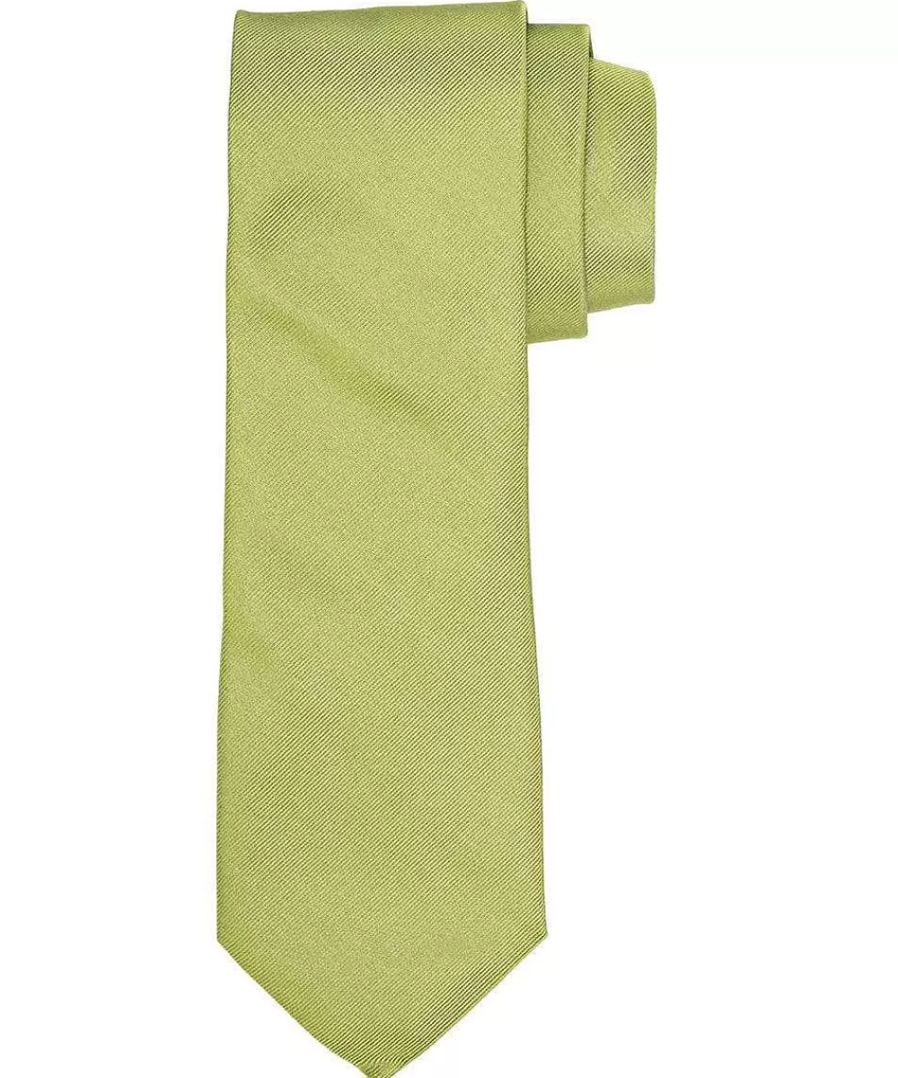 Profuomo Lime Ribs Zijden Das> Stropdassen