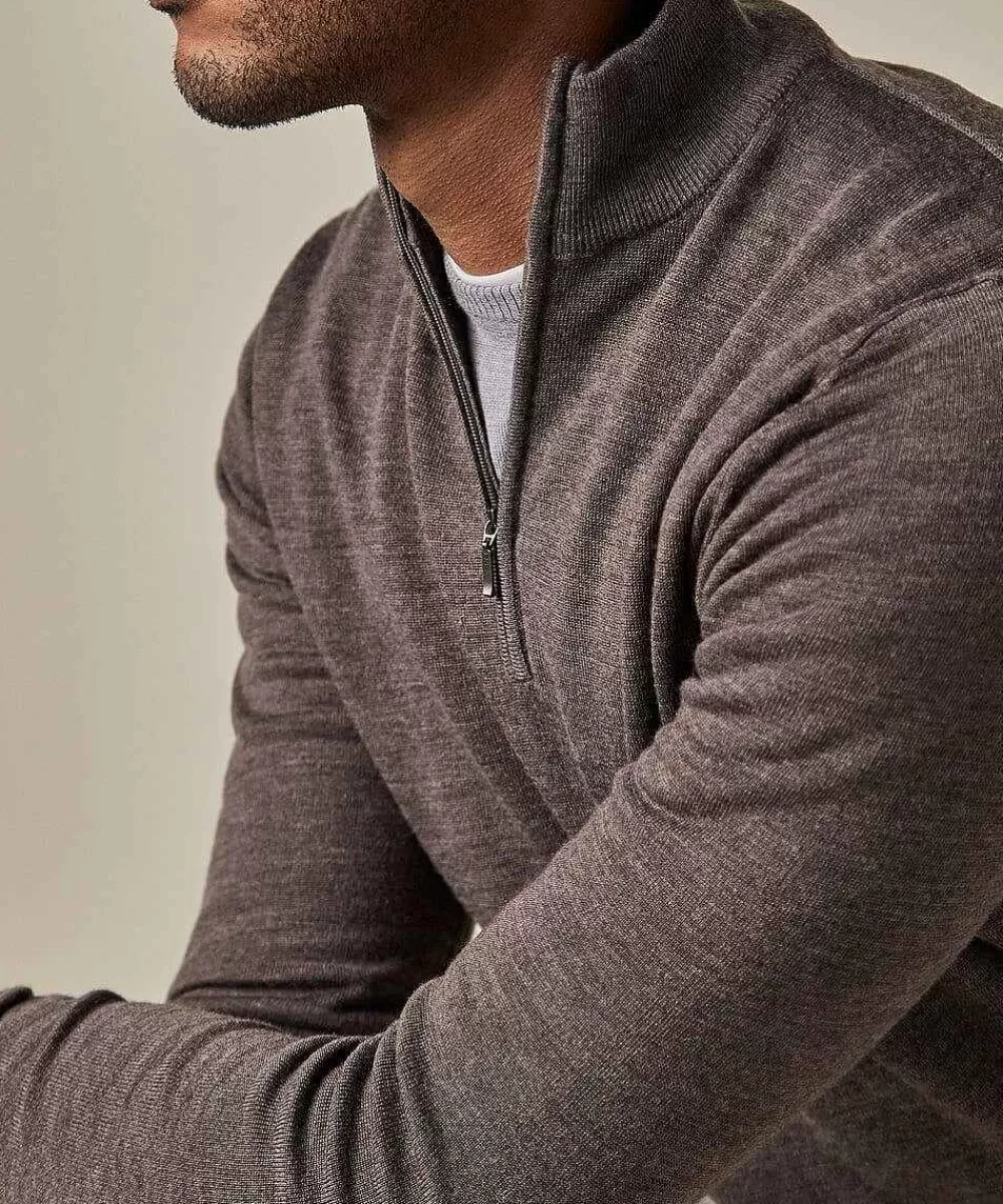 Profuomo Merino Half Zip> Half Zip Truien