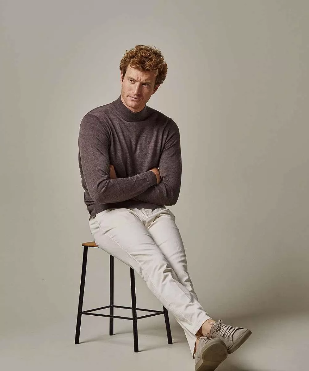 Profuomo Merino Mock Neck> Coltruien