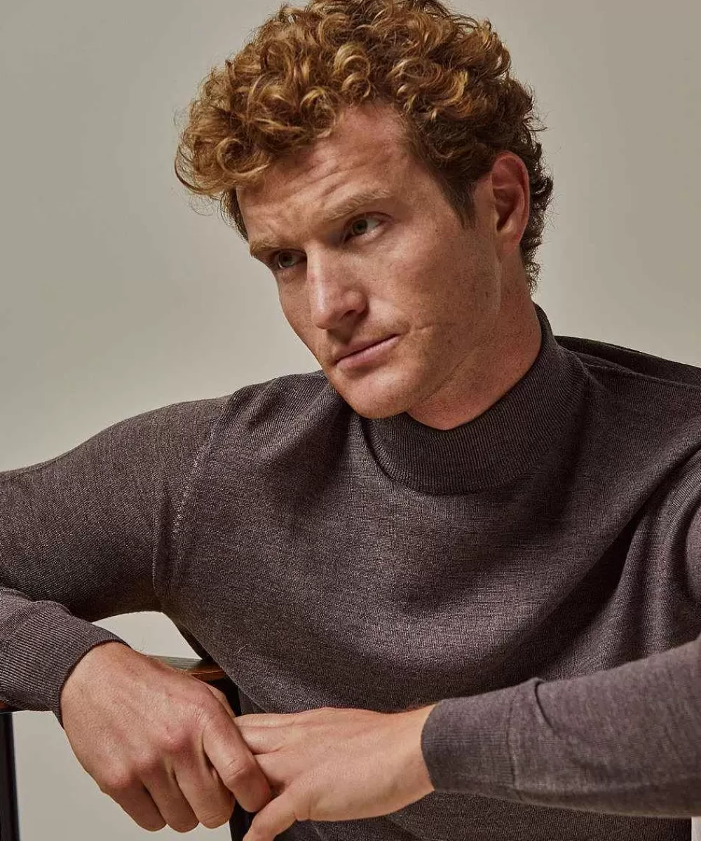 Profuomo Merino Mock Neck> Coltruien