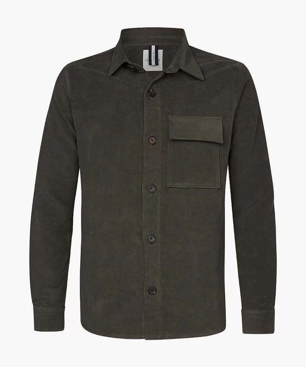 Profuomo Moleskin Overshirt> Overshirts
