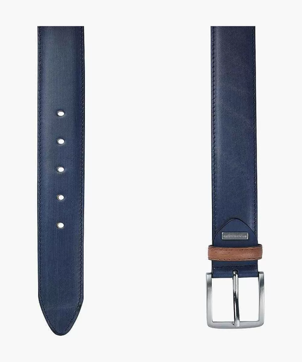 Profuomo Navy Contrast Loop Riem> Riemen