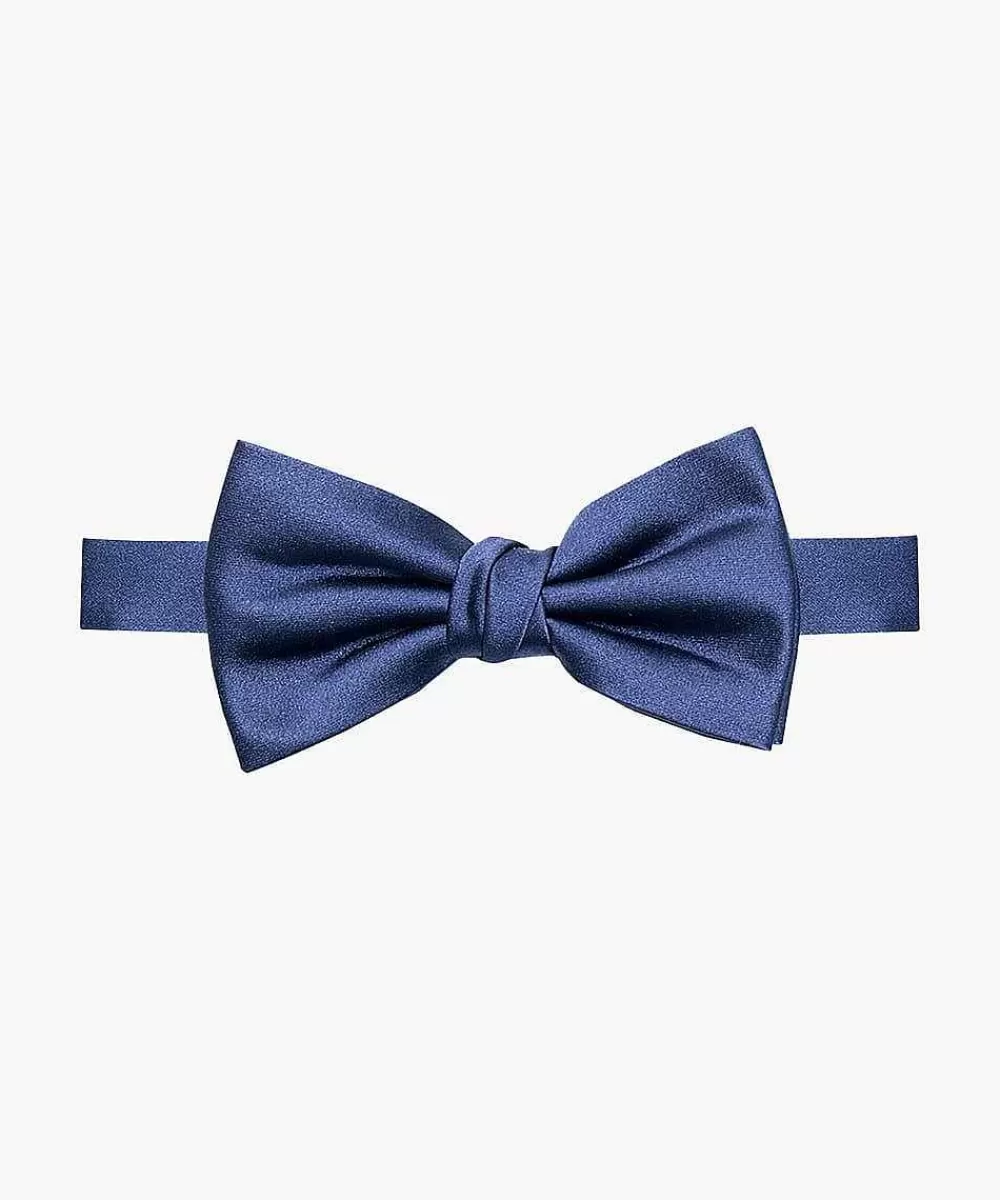 Profuomo Navy Satijnen Strik> Strikken