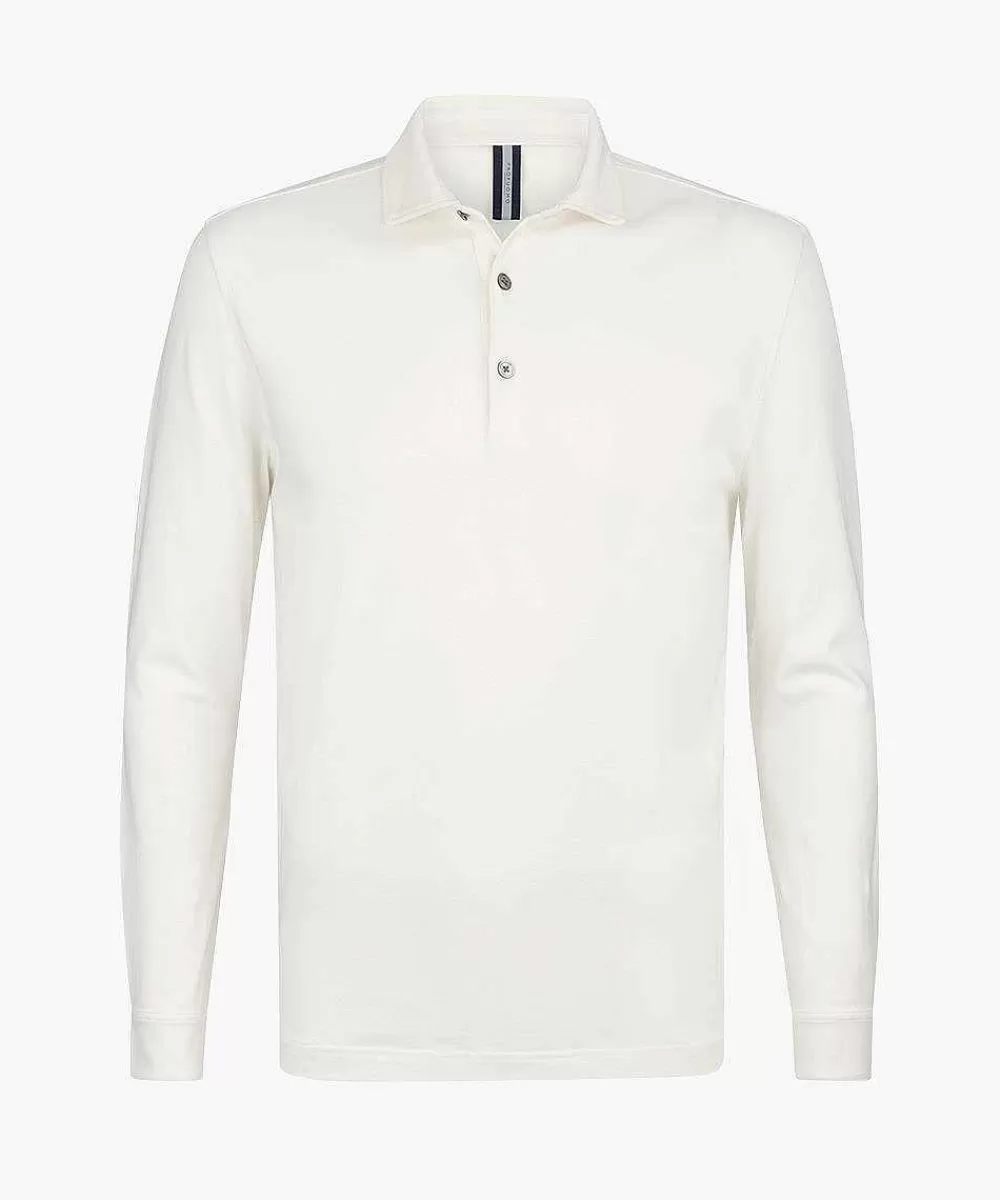 Profuomo Off White Single Jersey Polo> Polo'S