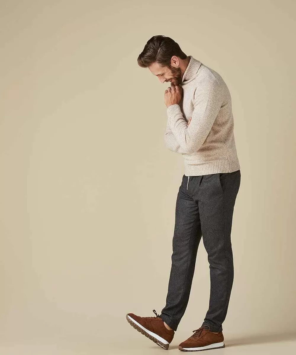 Profuomo Off White Wollen Coltrui> Coltruien