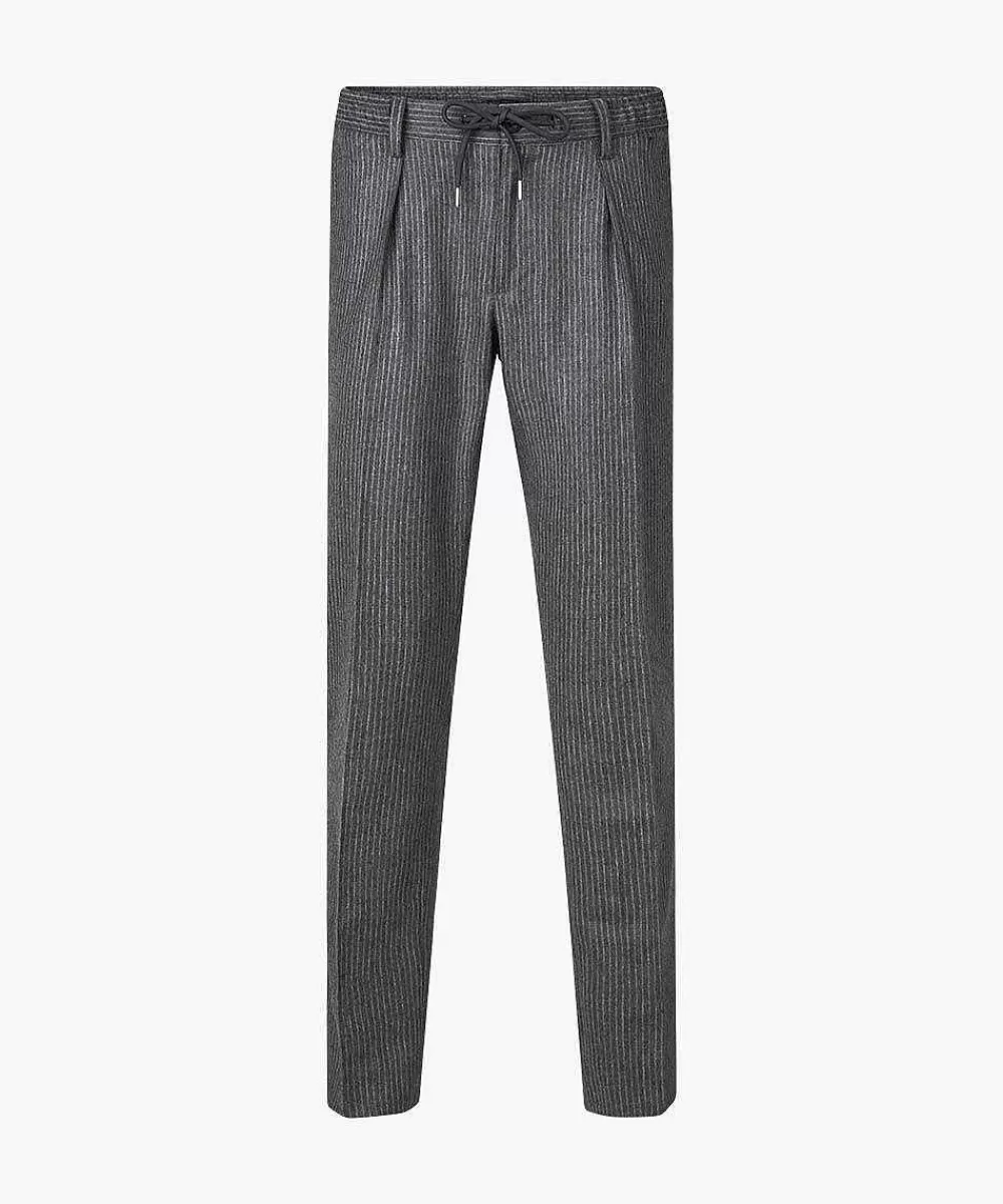 Profuomo Wol Flanel Sportcord> Sportcord Broeken